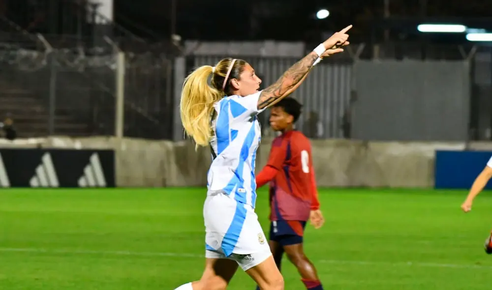 La selección argentina enfrentó a Costa Rica por amistoso internacional. Foto: Argentina