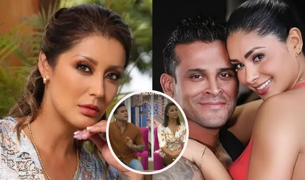 Karla Tarazona y Christian Domínguez tuvieron una relación de 3 años y un hijo en común. Foto: composición LR/captura Panamericana/difusión