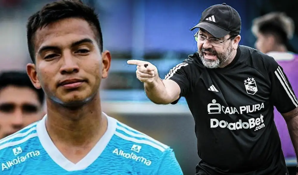 Martín Távara no fue considerado por Enderson Moreira en la definición del Torneo Apertura. Foto: composición LR/Sporting Cristal