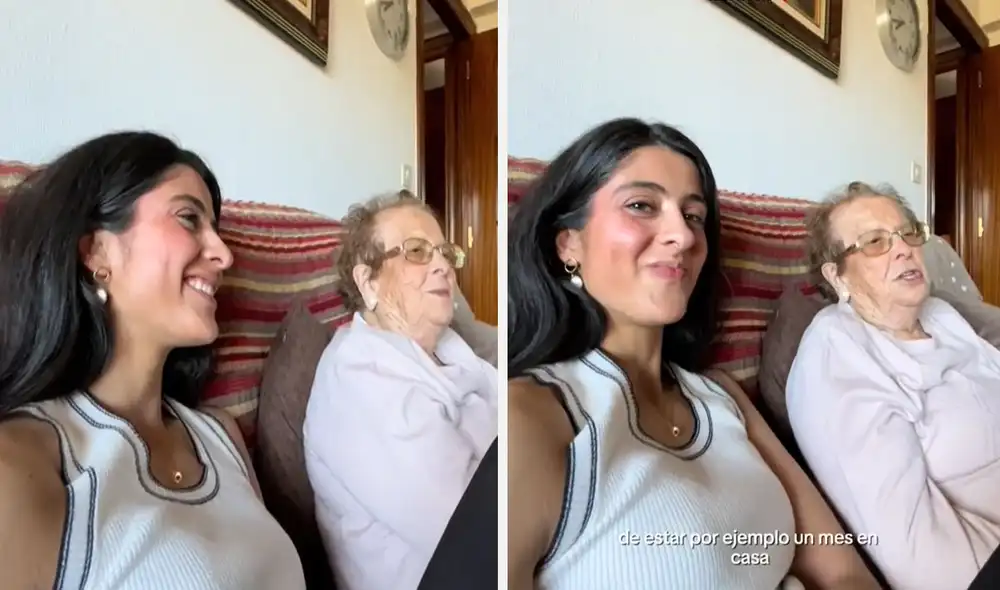 Adulta mayor reflexionó sobre la importancia de celebrar cada año vivido. Foto: composición LR/ captura de TikTok