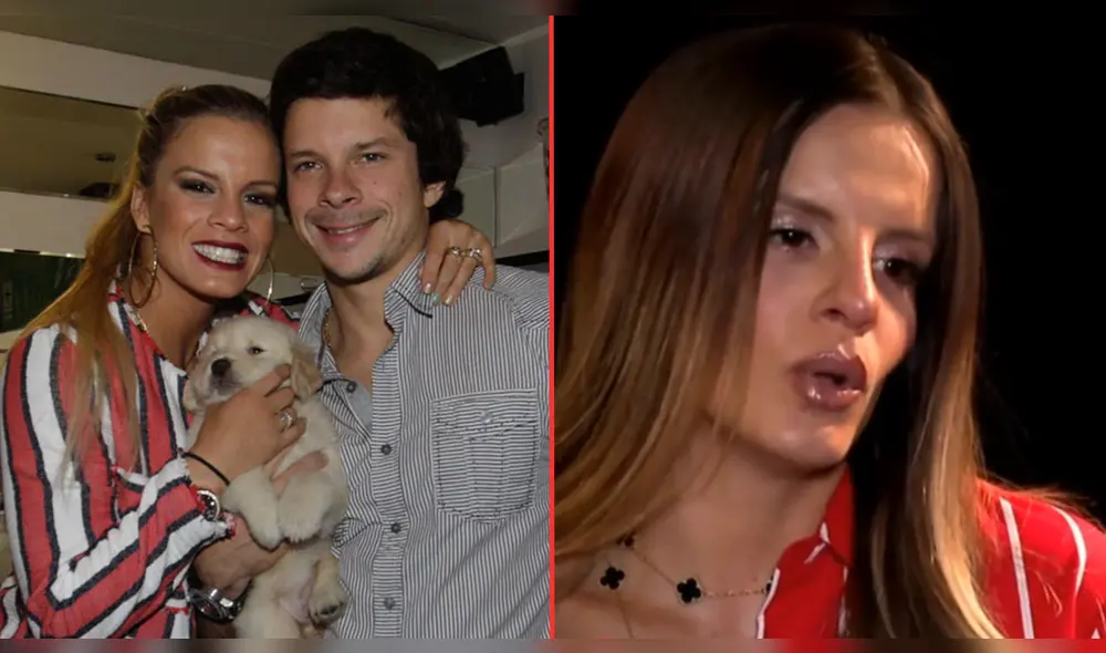 Alejandra Baigorria habla sobre su expareja Mario Hart. Foto: composición LR/Captura de América TV/difusión