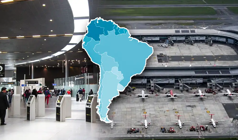 Este aeropuerto tiene una extensión de 6.9 kilómetros cuadrados por lo que es considerado uno de los más grandes de Sudamérica. Foto: composición LR/Freepik/Pedelta Este aeropuerto tiene una extensión de 6.9 kilómetros cuadrados por lo que es considerado uno de los más grandes de Sudamérica. Foto: composición LR/Freepik/Pedelta