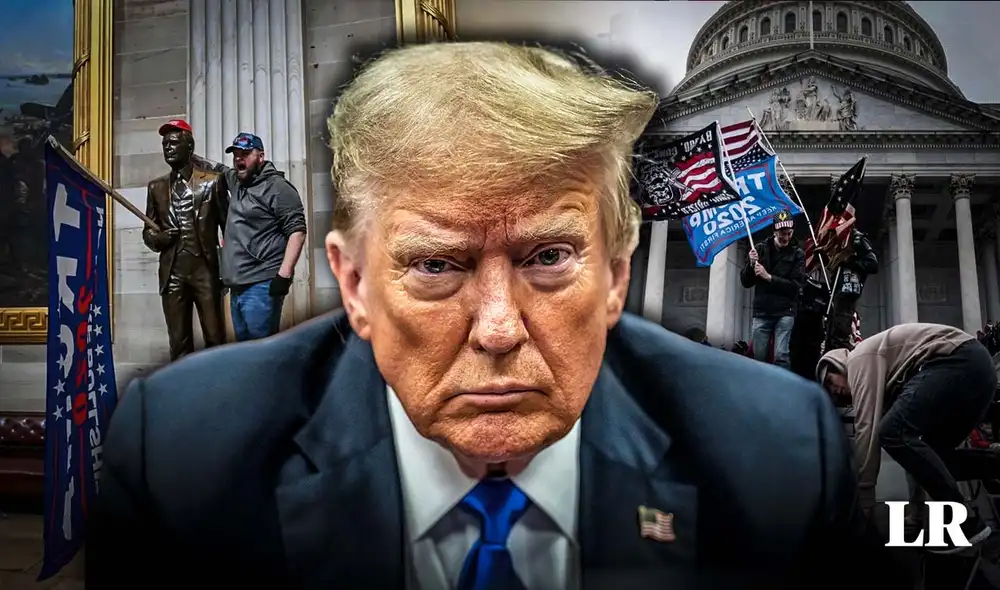 Aunque Trump no niega la posibilidad de ser enviado a prisión, confía en el respaldo de sus seguidores. Foto: composición LR/AFP Aunque Trump no niega la posibilidad de ser enviado a prisión, confía en el respaldo de sus seguidores. Foto: composición LR/AFP