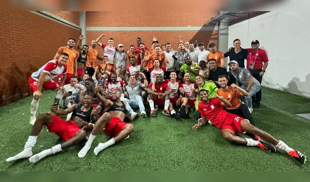 Independiente Santa Fe sufrió, pero consiguió la victoria ante Tolima. Foto: X/Santa Fe