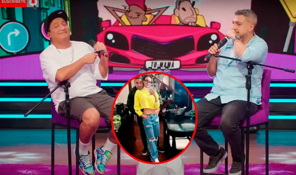 Ricardo Mendoza oficializó días atrás a su nueva pareja de nombre Katya Mosquera. Foto: Composición LR/YouTube Hablando Huevadas.