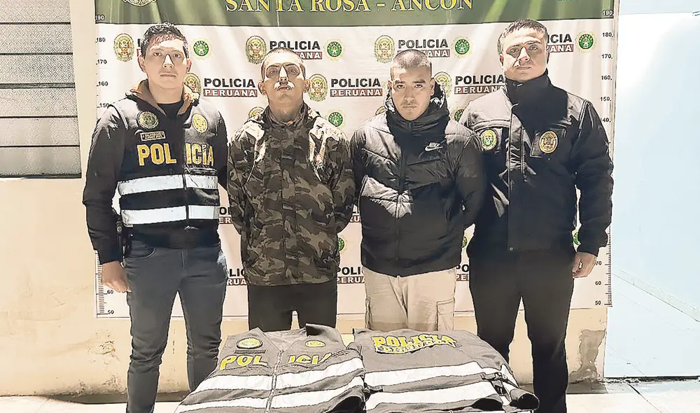 Sospechosos. Beninger Valiente Amancio y Renzo Jaque de la Cruz salieron en libertad. Foto: difusión