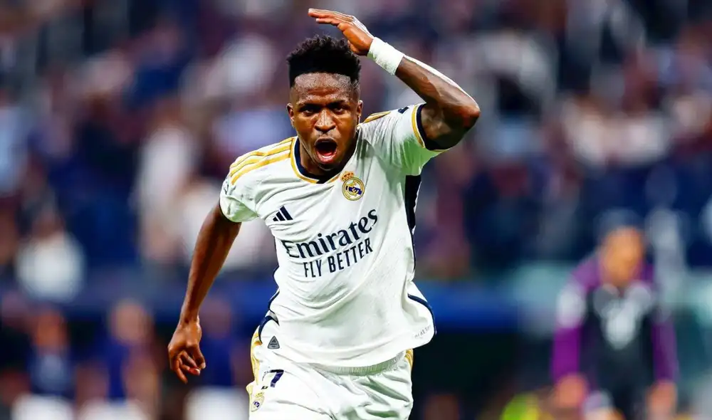 Vinícius registra 24 goles y 11 asistencias en 39 partidos con el Real Madrid por la temporada 2023-2024. Foto: Difusión