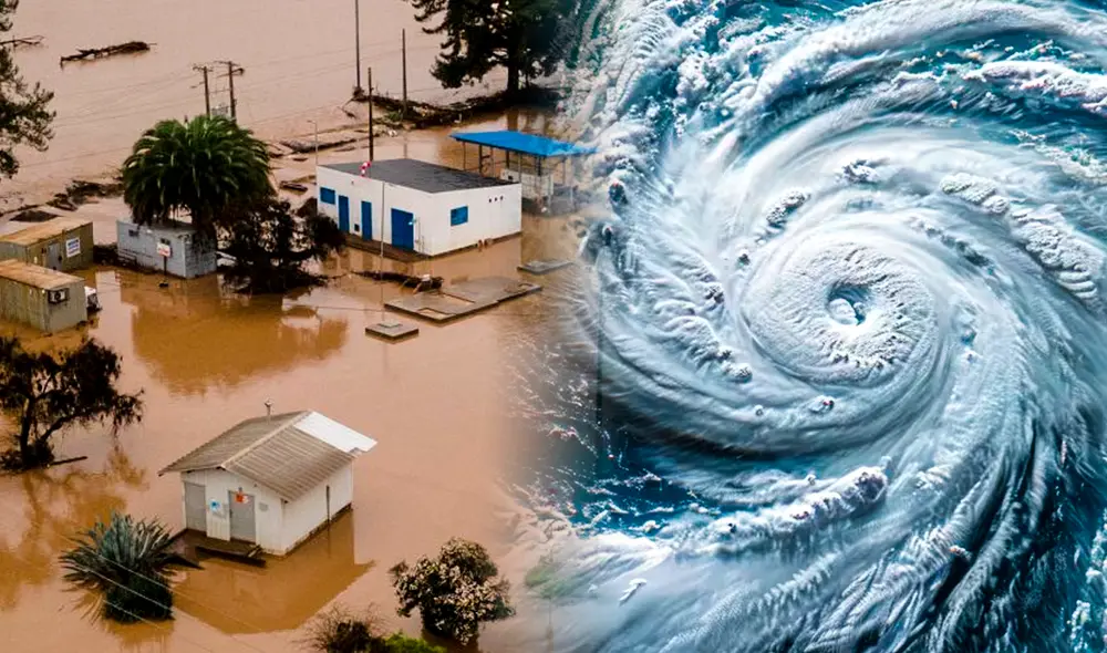 Un ciclón está cerca de llegar a Chile, junto con una serie de impactos negativos a ciertas regiones del país. Foto: Andina / TN