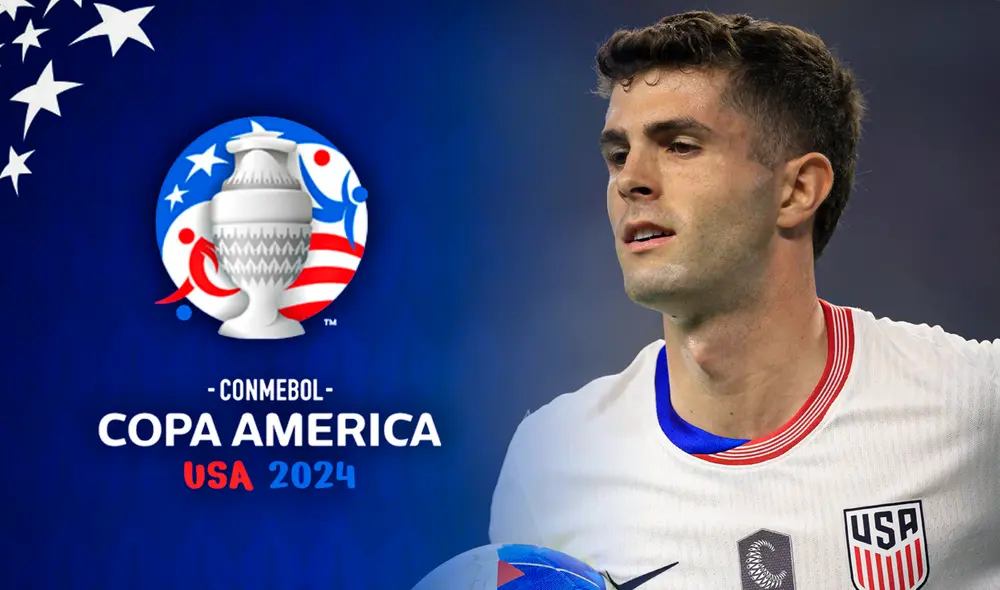 Christian Pulisic es uno de los referentes de la selección estadounidense. Foto: composición LR/Conmebol/USMNT