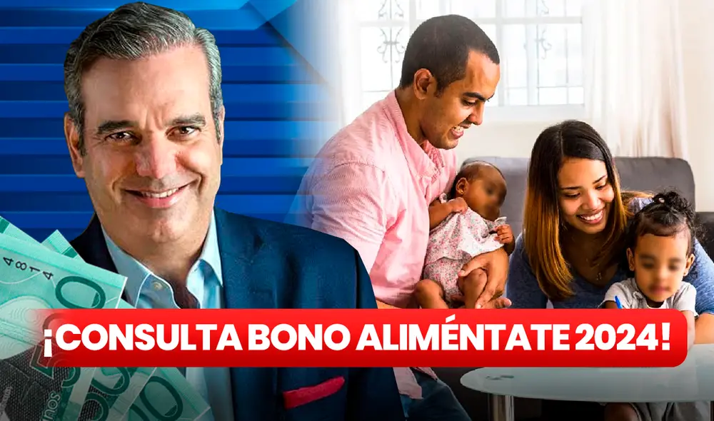 El Bono Aliméntate se paga exclusivamente en la Tarjeta Supérate. Foto: composición LR / Gobierno de República Dominicana / Freepik