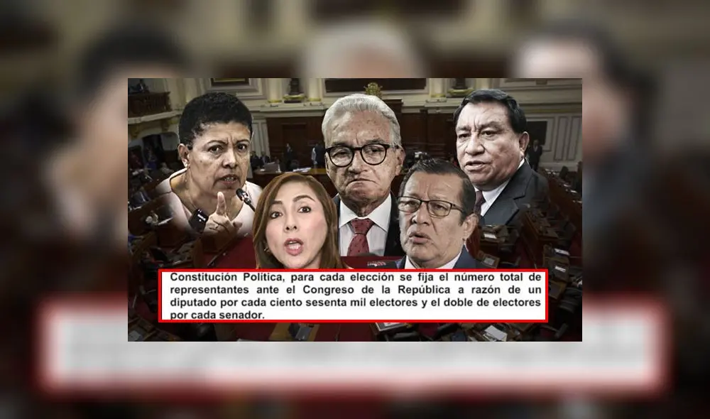 Proyecto fue presentado por Moyano, Camones, Aguinaga, Salhuana, José Luna, entre otros. Foto composición: La República