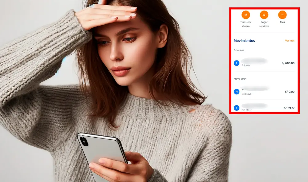 Una vez que te des cuenta de tu error, lo primero que debes hacer es contactar al banco para verificar la existencia de la cuenta. Foto: composición LR/IA/captura BCP
