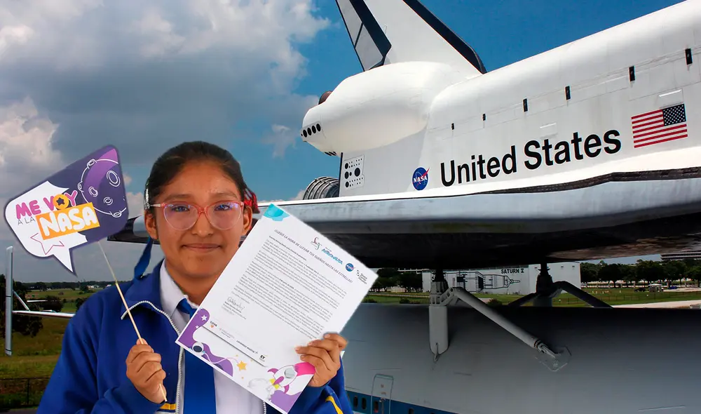 El viaje a la sede de la NASA está programado para septiembre. Foto: composición LR / Andina / NASA