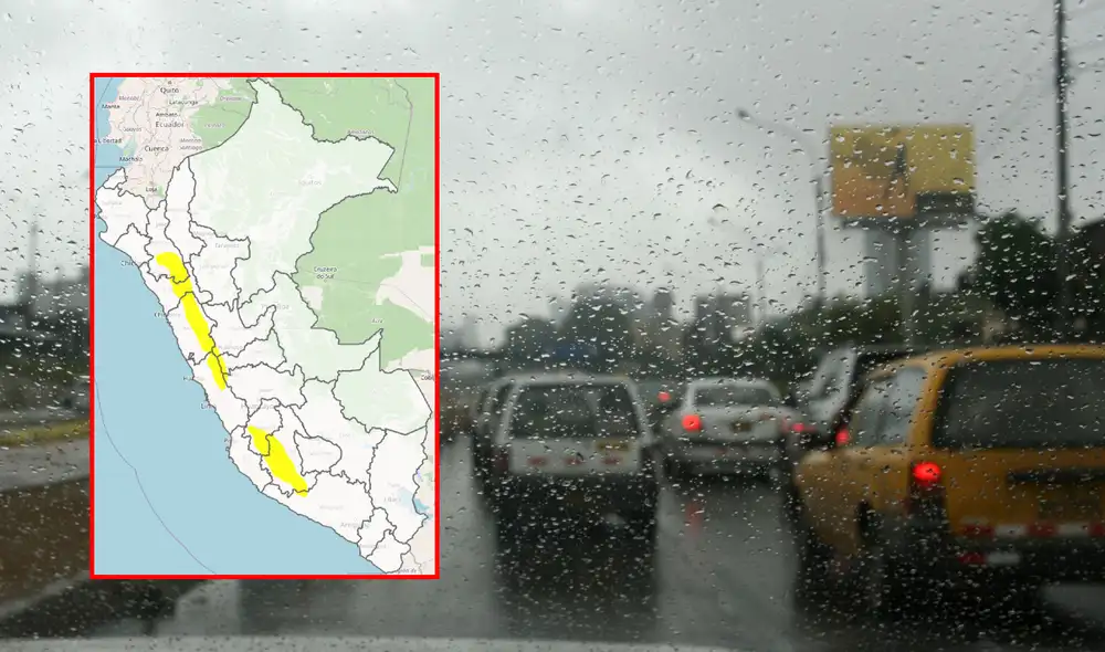 Senamhi reporta alerta temperaturas de 4°C y -3°C. Composición: LR/Andina