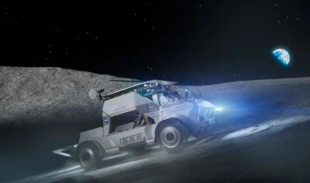 La NASA analiza a tres propuestas de Vehículos de Transporte Lunar para sus misiones en la Luna. Foto: Lunar Outpost