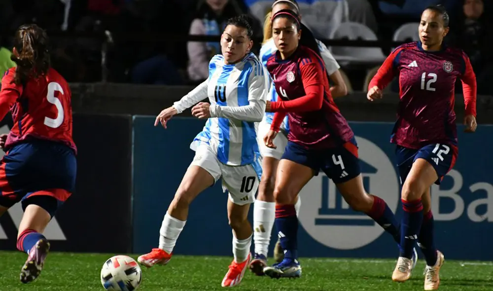 Argentina vs. Costa Rica se enfrentan en su segundo amistoso internacional por fecha FIFA. Foto: AFA