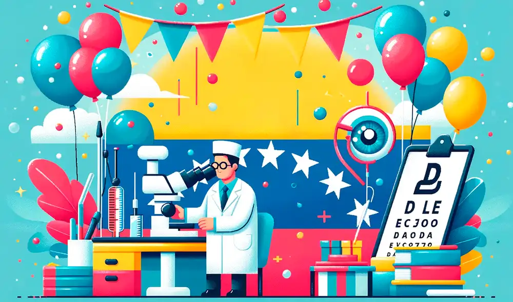 Según el canal Franja Visual, existen un aproximado de 1.500 optometristas venezolanos en el mundo. Foto: Dall-e