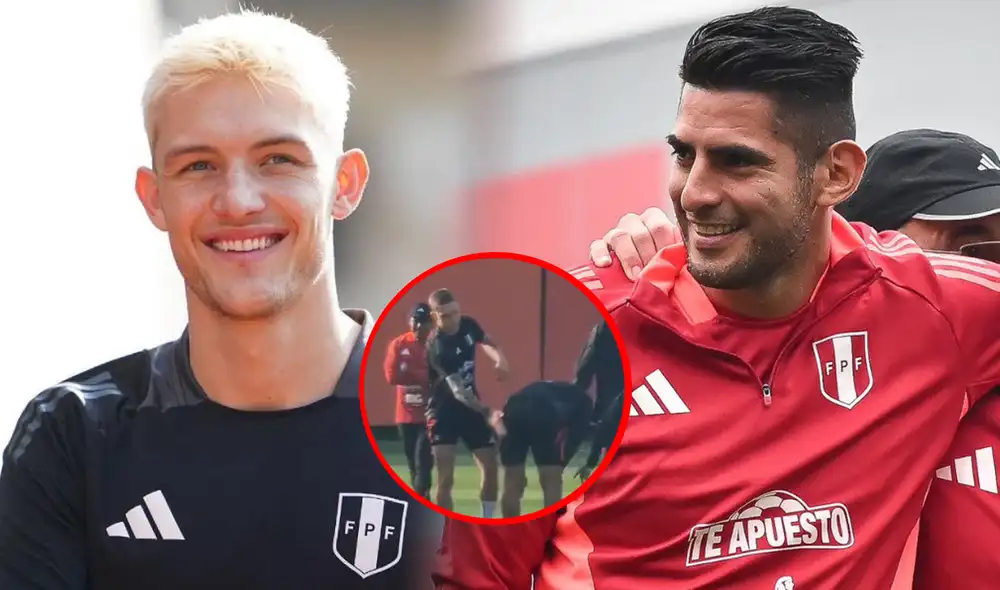 Oliver Sonne y Carlos Zambrano podrían estar en la lista de 26 jugadores que participe en la Copa América. Foto: composición GLR/FPF