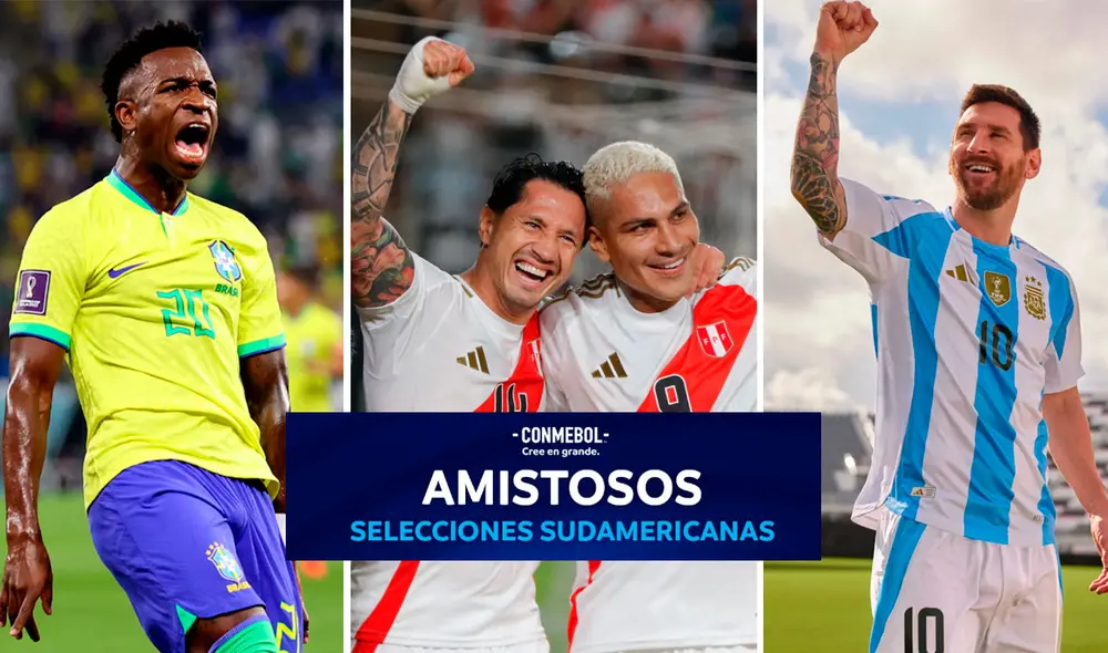 La selecciones sudamericanas enfrentarán grandes partidos como preparación para la Copa América. Foto: Conmebol