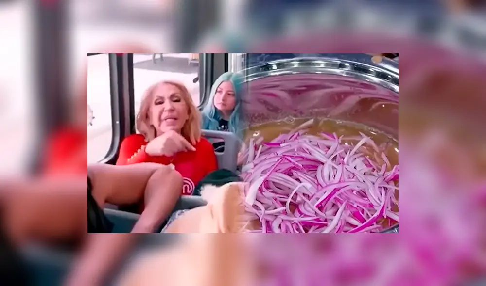 Laura Bozzo respondió a sus compañeros por querer cambiar el nombre del 'ceviche peruano'. Foto: Composición LR/Captura 'MasterChef Celebrity'
