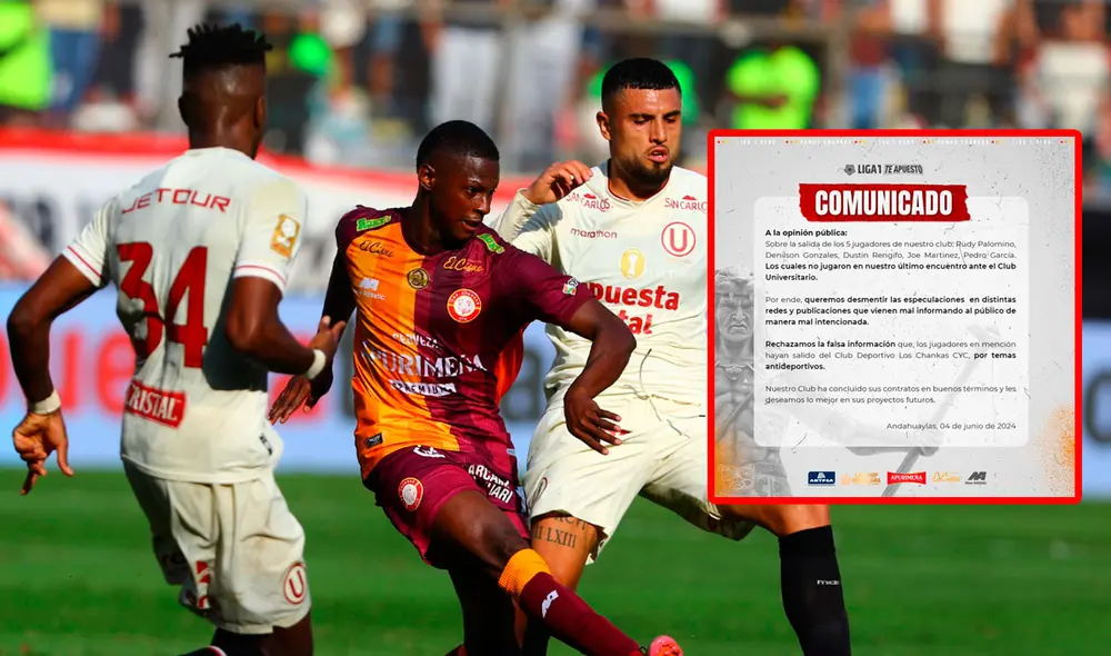 Los Chankas CyC cayeron goleados ante Universitario por la última fecha del Apertura. Foto: La República/Los Chankas CyC Los Chankas CyC cayeron goleados ante Universitario por la última fecha del Apertura. Foto: La República/Los Chankas CyC