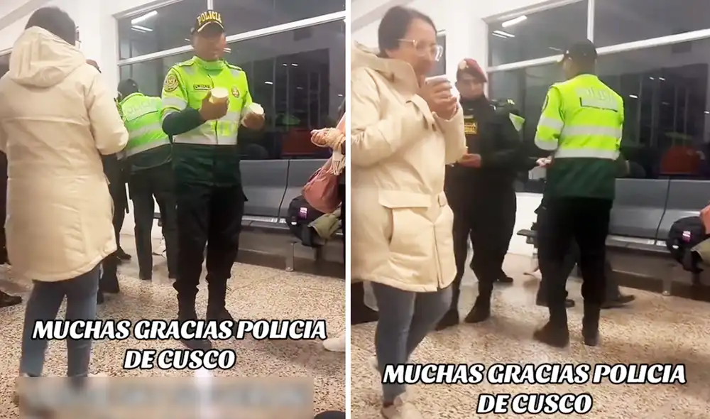 Usuarios aplaudieron la iniciativa de los efectivos policiales. Foto: composición LR/TikTok/@jaleniegusquiza Usuarios aplaudieron la iniciativa de los efectivos policiales. Foto: composición LR/TikTok/@jaleniegusquiza