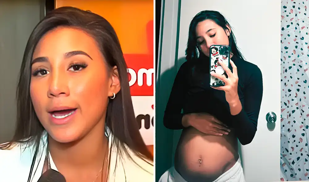 Samahara Lobatón comparte en sus redes sociales las vivencias de su segundo embarazo. Foto: composición LR/América TV/Instagram/Samahara Lobatón