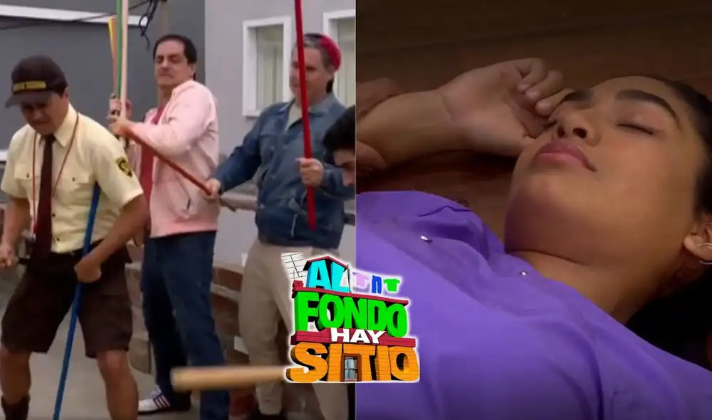 July recibe la llamada de Benjamín en 'Al fondo hay sitio'. Foto: composición LR/ América TV