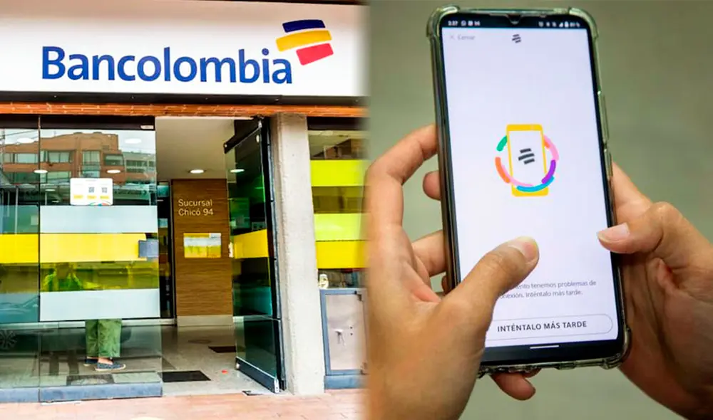 "Podemos afirmar con contundencia que la información y el dinero de nuestros clientes siempre han estado seguros y que la falla es de nuestro sistema operativo" aclaró Bancolombia. Foto: Composición LR/W Radio/El Colombiano