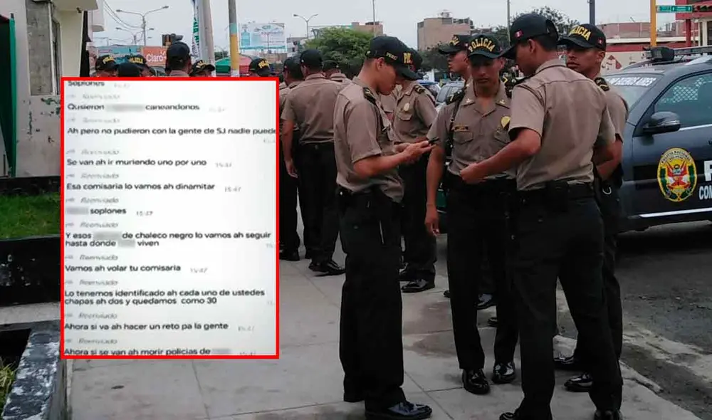 El Departamento de Investigación Criminal e Inteligencia investiga sobre amenazas que recibieron los efectivos policiales. Foto: composición LR/Latina Noticias/Andina