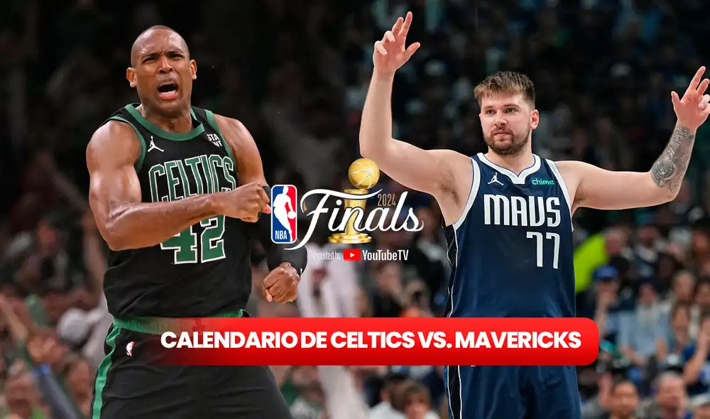 Boston Celtics vs. Dallas Mavericks se enfrentarán en las NBA Finals 2024 al mejor de 7 juegos. Foto: composición LR / AFP