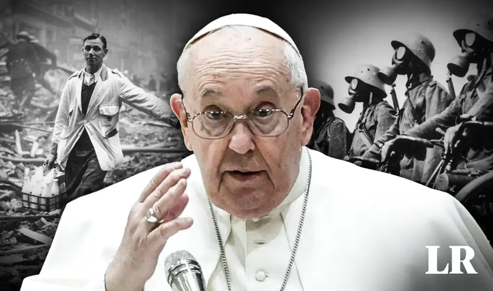 Papa francisco habló sobre los conflictos armados. Foto: composición Fabrizio Oviedo/LR/AFP/AS Papa francisco habló sobre los conflictos armados. Foto: composición Fabrizio Oviedo/LR/AFP/AS