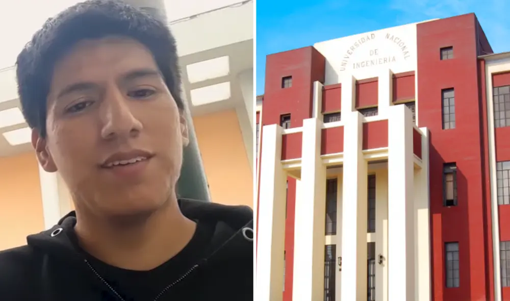El joven estudiante cursa la carrera de Ingeniería Naval en la UNI. Foto: composición LR/captura YouTube/Modesto Montoya/UNI