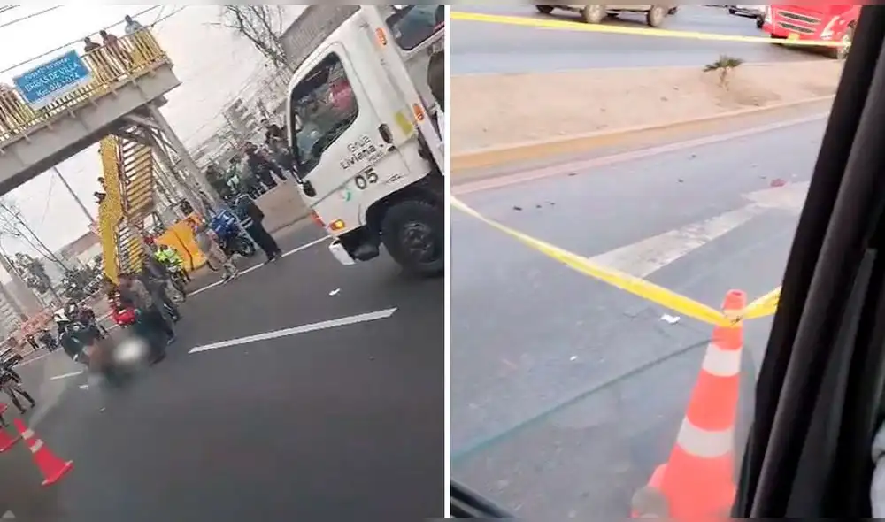 El cuerpo del transeúnte quedó atrapado bajo las ruedas del vehículo. Foto: composición LR/difusión El cuerpo del transeúnte quedó atrapado bajo las ruedas del vehículo. Foto: composición LR/difusión