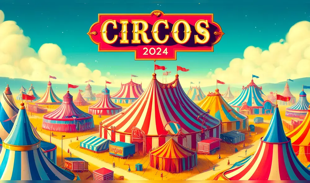 La temporada de circos 2024 se asoma. Conoce a cuáles puedes asistir con grandes descuentos. Imagen creada con la IA de Dall-E