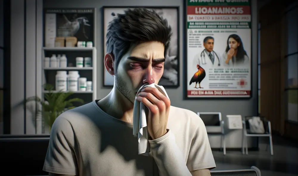 En el último año, se ha registrado un aumento de contagios de gripe aviar en humanos. Foto: IA/LR En el último año, se ha registrado un aumento de contagios de gripe aviar en humanos. Foto: IA/LR