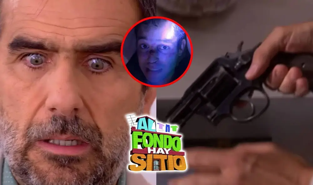 Diego haría uso de su arma para vengar a Cristóbal y podría acabar para siempre con Benjamín en ‘Al fondo hay sitio’. Foto: composición LR/América TV