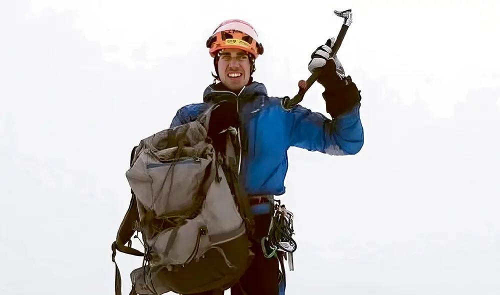 Montañista. Tomas Franchini tenía 35 años. Amaba escalar montañas y conquistó la cima de muchas de ellas en el mundo. Foto: difusión Montañista. Tomas Franchini tenía 35 años. Amaba escalar montañas y conquistó la cima de muchas de ellas en el mundo. Foto: difusión