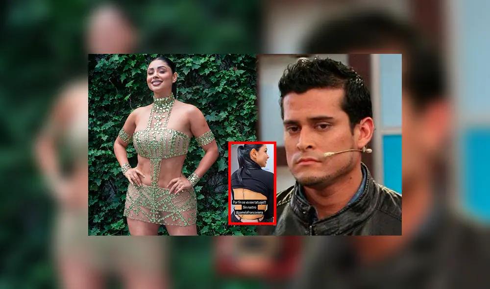 Pamela Franco dejó atrás el pasado y borra tatuaje conmemorativo a Christian Domínguez. Foto: Composición LR/Martin Pauca/América TV/Instagram Pamela Franco dejó atrás el pasado y borra tatuaje conmemorativo a Christian Domínguez. Foto: Composición LR/Martin Pauca/América TV/Instagram