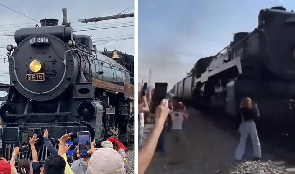 La empresa CPKC instó a las personas a mantenerse al menos a 10 metros de distancia de las vías del tren. Foto: composiciónLR/AD Noticias/X