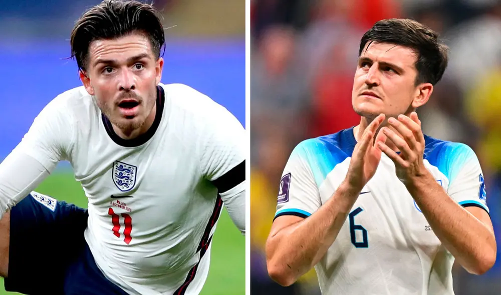 Jack Grealish y Harry Maguire participaron del último mundial con Inglaterra. Foto: AFP/EFE Jack Grealish y Harry Maguire participaron del último mundial con Inglaterra. Foto: AFP/EFE