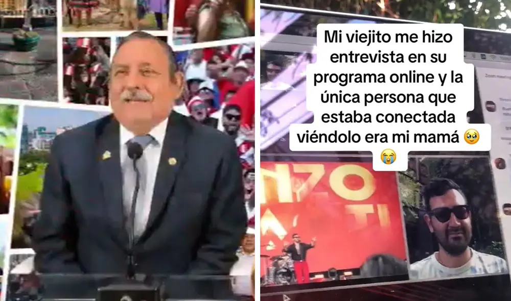 "La única persona que estaba conectada era mi mamá", reveló cantante. Foto: composición LR/ TikTok