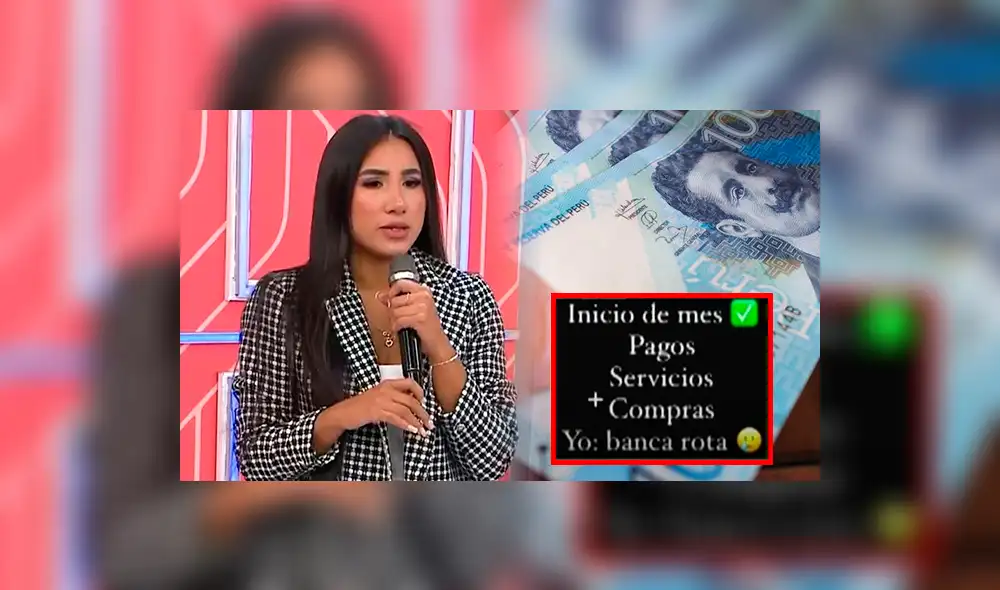 Samahara Lobatón se habría quejado de "estar en la bancarrota" en sus redes sociales. Foto: Composición LR/América Hoy/Freepik