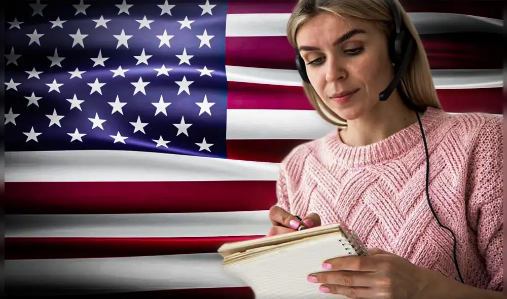 El requisito mínimo para ser traductor en Estados Unidos es dominar el inglés y otro segundo idioma. | Foto: Composición LR | Freepik | Videezy