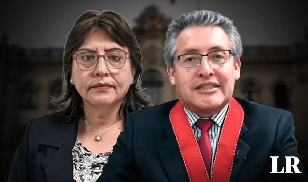 Delia Espinoza o Juan Carlos Villena podrían estar al mando del Ministerio Público. Foto: composición Fabrizio Oviedo/ LR