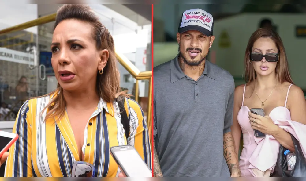 Mónica Cabrejos se pronuncia sobre la relación de Paolo Guerrero y Ana Paula Consorte. Foto: Composición LR/difusión/La Razón