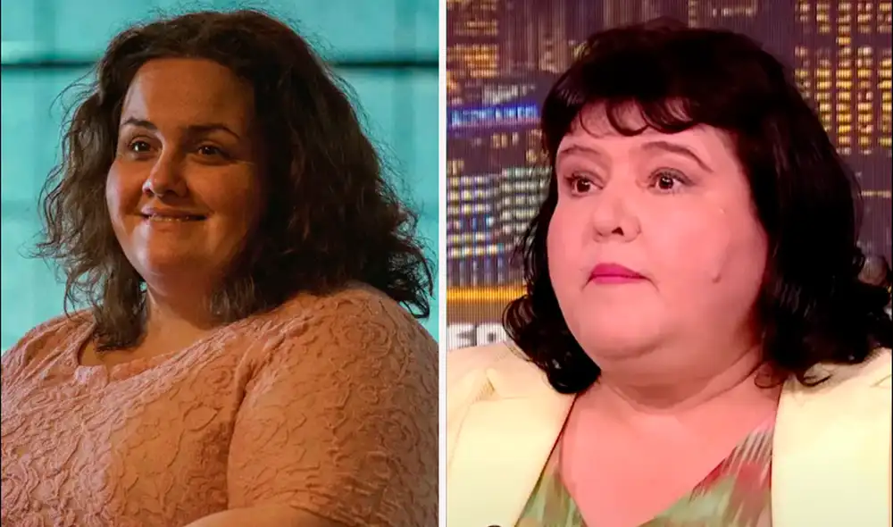 'Bebé Reno' se inspiró en la presunta historia de acoso de Fiona Harvey. La actriz Jessica Gunning la interpretó con el nombre de Martha Scott. Foto: La nación.