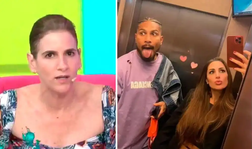 Ana Paula Consorte y Paolo Guerrero iniciaron su relación en agosto del 2022. Foto: Composición LR/Captura Willax TV/Ana Paula Consorte/Instagram