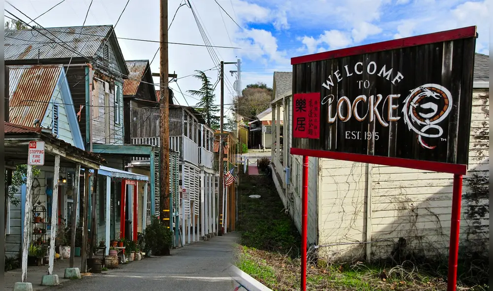 Locke es considerado el último pueblo chino rural de EE.UU. | Foto: Composición LR | Flickr |  Sacramento Valley