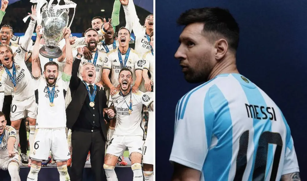 Lionel Messi habló sobre el reciente título que consiguió el Real Madrid. Foto: AFP/Argentina